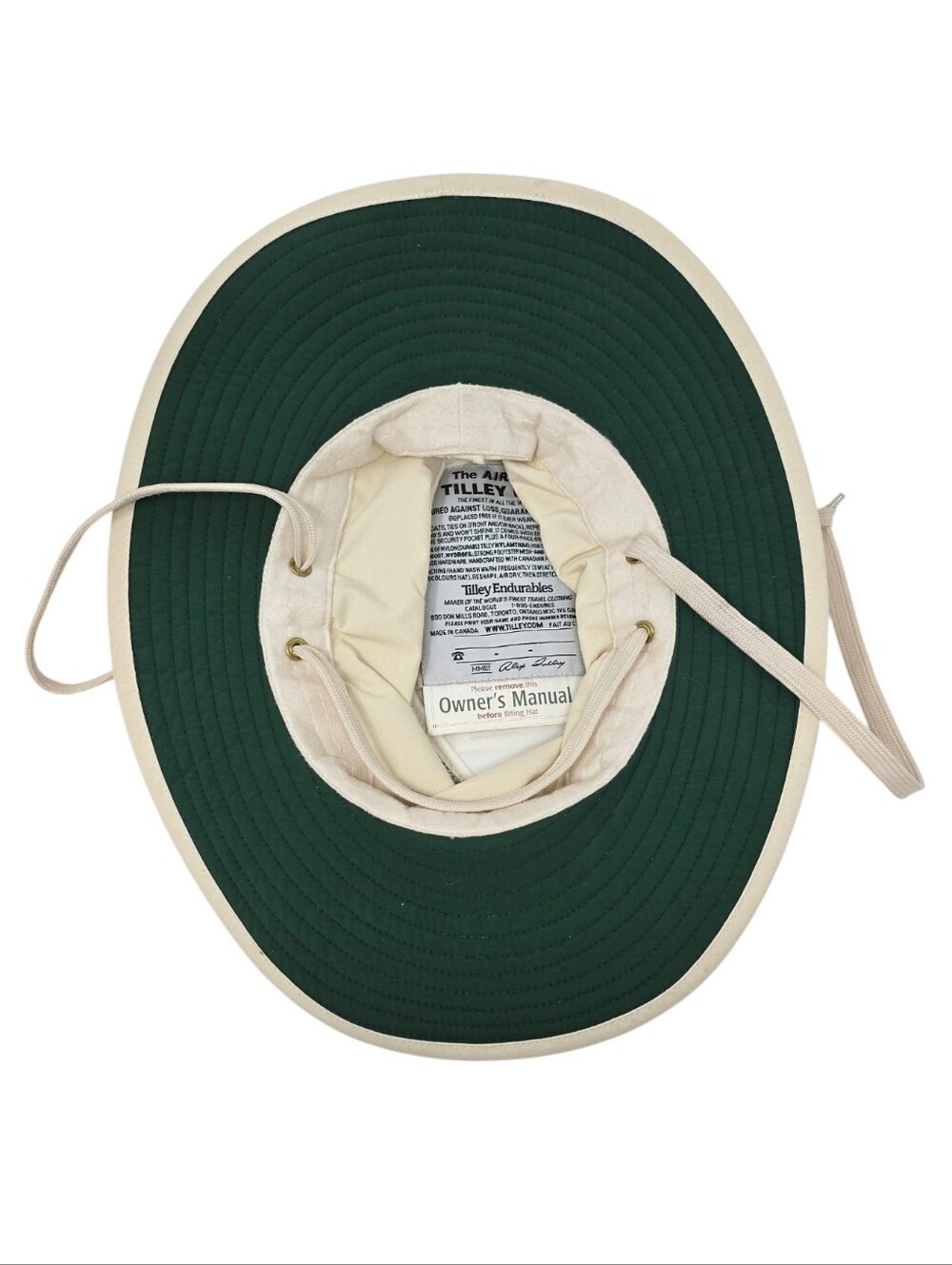 Tilley The Airflow LTM6 Broad Brim Sun Hat Light Stone Size 7 3/8 - Picture 9 of 15